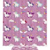 Magical Unicorn Pattern Flat Design Shower Curtain - Add A Touch Of Whimsy To Your Bathroom