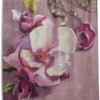 Magnolia Blossom Water-Repellent Shower Curtain for Your Bathroom 