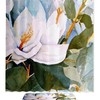 Magnolia Painting Shower Curtain For A Floral Bathroom
