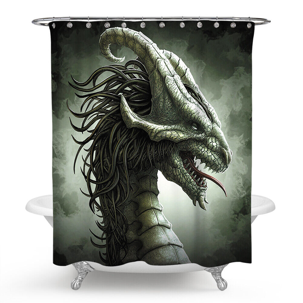 Majestic Chinese Dragon Shower Curtain For A Regal Bathroom - Image 2