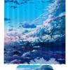 Majestic Dragon Scenery Waterproof Shower Curtain For A Serene Bathroom