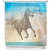 Majestic Horse Shower Curtain - Rustic Bathroom Decoration By Corina Gallery Llc