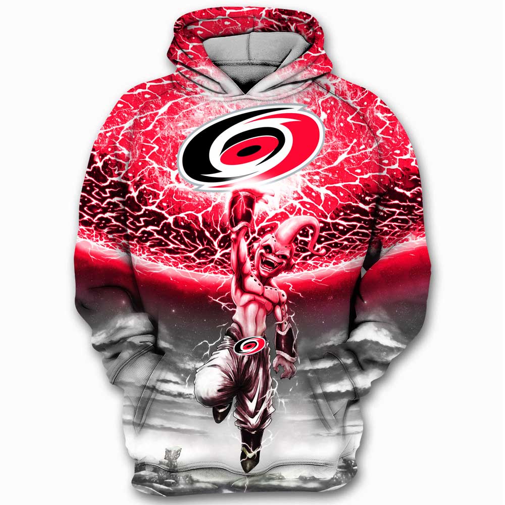 Majin Buu Dragon Ball Z Hoodie - Carolina Hurricanes Nhl Fans Gift