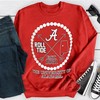 Make A Statement With Alabama Crimson Tide Arrow Pearls State Girlie Bright T Shirt