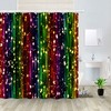 Make Your Bathroom Decor Unique With This Abstract Star String Fabric Shower Curtain, Perfect Home Decor