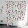 Make Your Bathroom More Festive With A Christmas Gift - Floral Vibe Shower Curtain