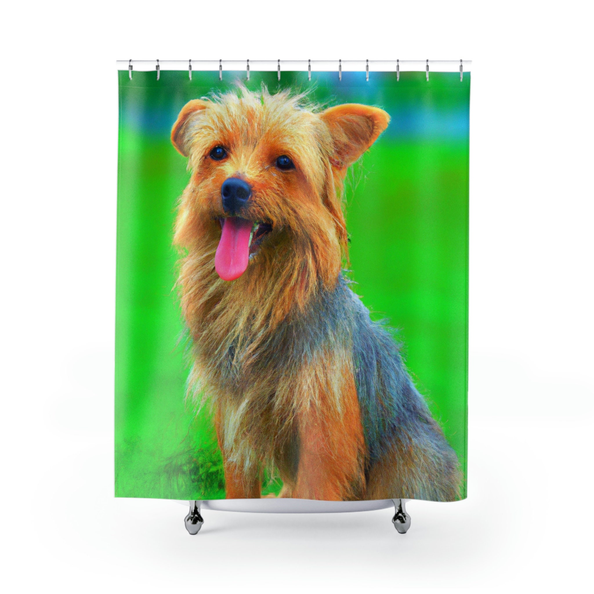 Mario Finocchiaro- Dog Print Shower Curtain for Your Bathroom