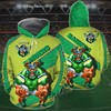Mascot Custom All Over Print 3D Hoodie - Canberra Raiders Nrl 