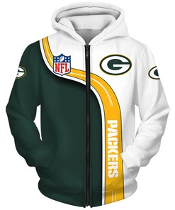 Mascot Design Gift All Over Print 3D Hoodie For Fans Of Green Bay Packers