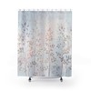Meadow Grass Shower Curtain for a Romantic Sunrise Watercolor Garden Bathroom Accessory