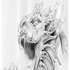 Medieval Myths And Legends Dragon Stall Shower Curtain For A Majestic Bathroom