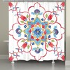 Mediterranean Medallion Garden Shower Curtain for Elegant Bathroom Decor