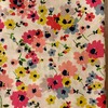 Medium Floral Wildflower Bouquet Shower Curtain, Cute Bathroom Decor with Colorful Flowers