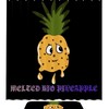 Melted Pineapple Printed Bathroom Tub Set With Waterproof Fabric Shower Curtain