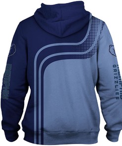 Memphis Grizzlies 3D Zip Hoodie, Cool Gifts For Fans