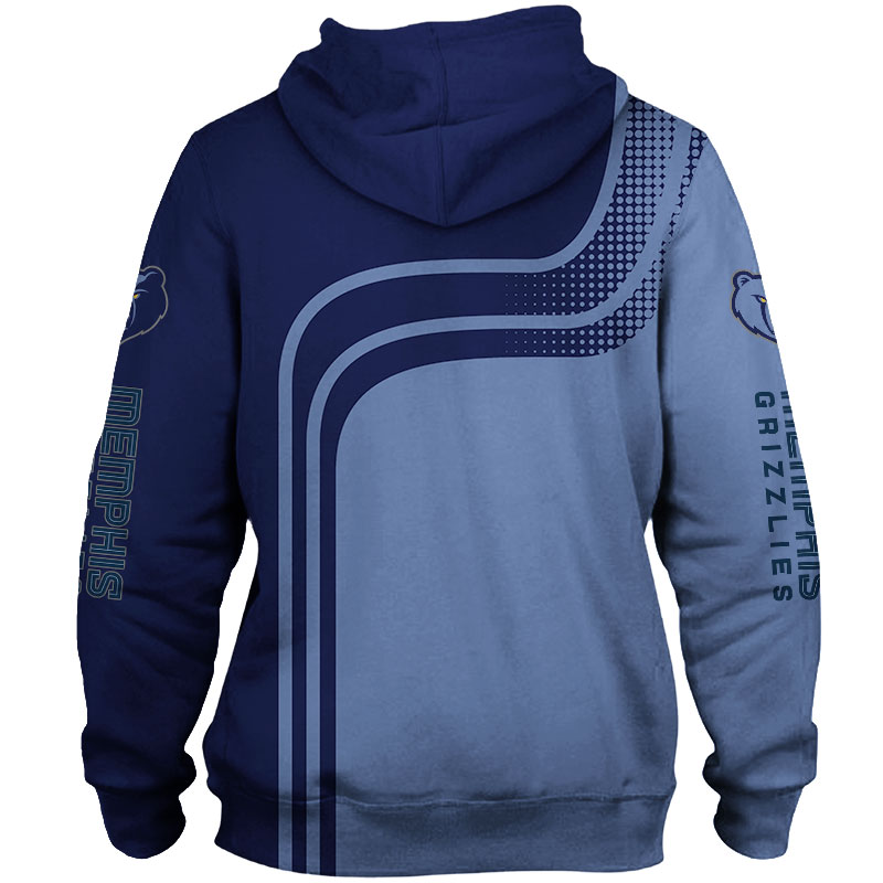 Memphis Grizzlies 3D Zip Hoodie, Cool Gifts For Fans