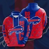 Men Buffalo Bills 3D Big Logo Hoodie, Perfect Gifts For Fans