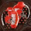 Men Cleveland Browns 3D Big Logo Hoodie, Eye-Catching Gifts For Fans