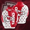 Men Kansas City Chiefs Big Logo 3D All Over Print Hoodie, Perfect Gifts For Fans