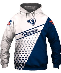 Men Los Angeles Rams 3D All Over Print Hoodie Zip Hoodie, Perfect Gifts For Fans