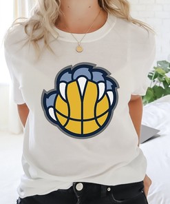 Men'S Memphis Grizzlies Logo Tee, Gift For Basketball Fans