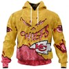Men'S 3D Hoodie With Devil Eyes Design For Kansas City Chiefs Fans