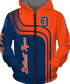 Men'S Detriot Tigers 3D Long Sleeve Hoodie, Perfect Gifts For Fans