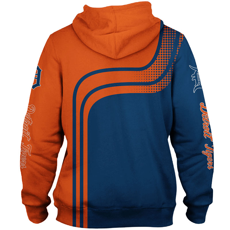 Men'S Detriot Tigers 3D Long Sleeve Hoodie, Perfect Gifts For Fans