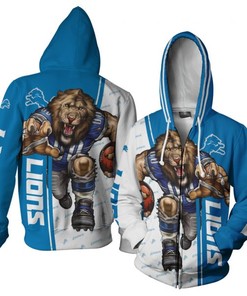 Men'S Detroit Lions Ultra Cool 3D All Over Print Hoodie, Stand Out In The Crowd