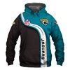 Men'S Jacksonville Jaguars 3D Highway Letter Hoodie, Unique Gifts For Fans