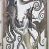 Mermaid Dreams Small Grey Shower Curtain For Travelers
