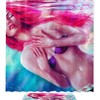 Mermaid Fairy Shower Curtain Waterproof Fabric Bathroom Curtain