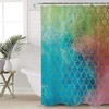 Mermaid Fish Scale Luxury Shower Curtain for Bathroom Decor