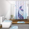 Mermaid Lagoon Shower Curtain With Quotes