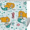 Mermaid Seashell Seahorse Shower Curtain for Oceanic Bathroom Decor