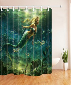 Mermaid Shower Curtain - A Fairytale-Inspired Design For Your Bathroom