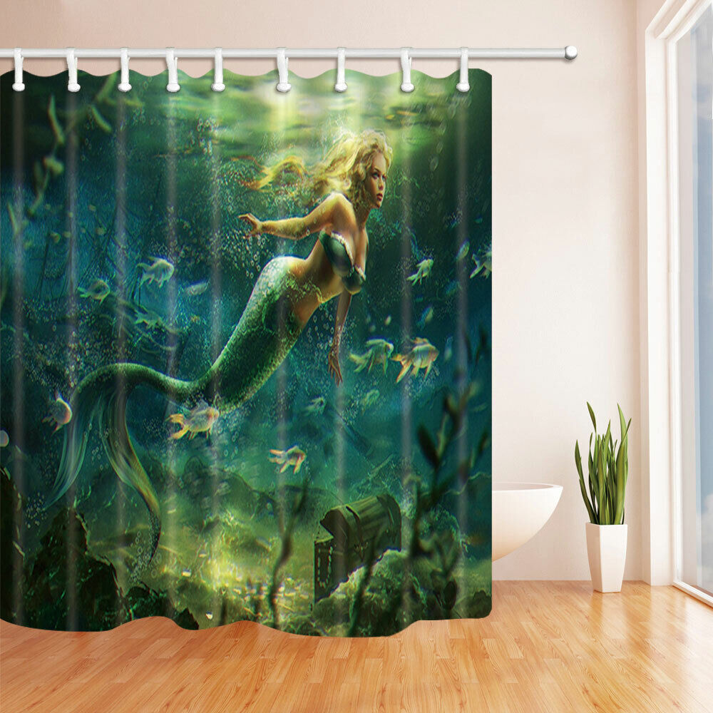 Mermaid Shower Curtain - A Fairytale-Inspired Design For Your Bathroom