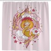 Mermaid Starfish Pink Girl Shower Curtain For A Whimsical Bathroom