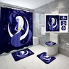 Mermaid Themed Waterproof Shower Curtain Set For Bathroom