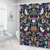 Mexican Art Grtuspr Mexico Shower Curtain With Rustic Flower And Bird Design