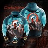 Miami Dolphins 3D All Over Print Halloween Hoodie, Perfect Gift For Fans
