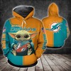 Miami Dolphins 3D All Over Print Hoodie, Unique Gifts For Fans