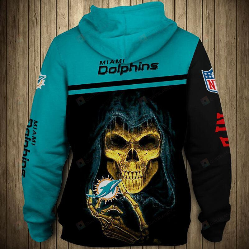 Miami Dolphins 3D All Over Print Zip-Up Hoodie Gifts For Fans, Unique Design For Fans