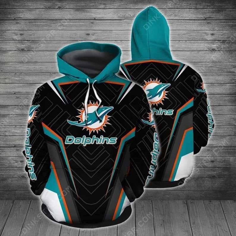 Miami Dolphins 3D Hoodie, A Great Gift For The Fan In Your Life