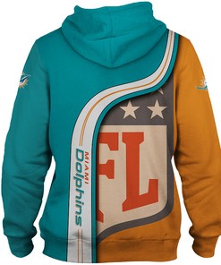 Miami Dolphins 3D Hoodie Pullover Zip Hoodie Nfl For Fans, Perfect Gifts For Fans