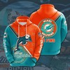 Miami Dolphins 3D Hoodie With 36 Design, Show Your Style