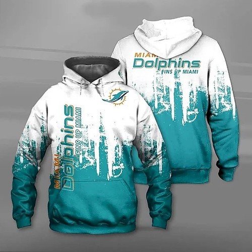 Miami Dolphins 3D Hoodie With 39 Design, Perfect Gifts For Fans