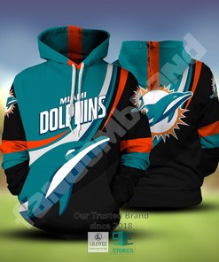 Miami Dolphins 3D Hoodie With All Over Print Hoodie And Zip-Up Hoodie, Perfect Gifts For Fans