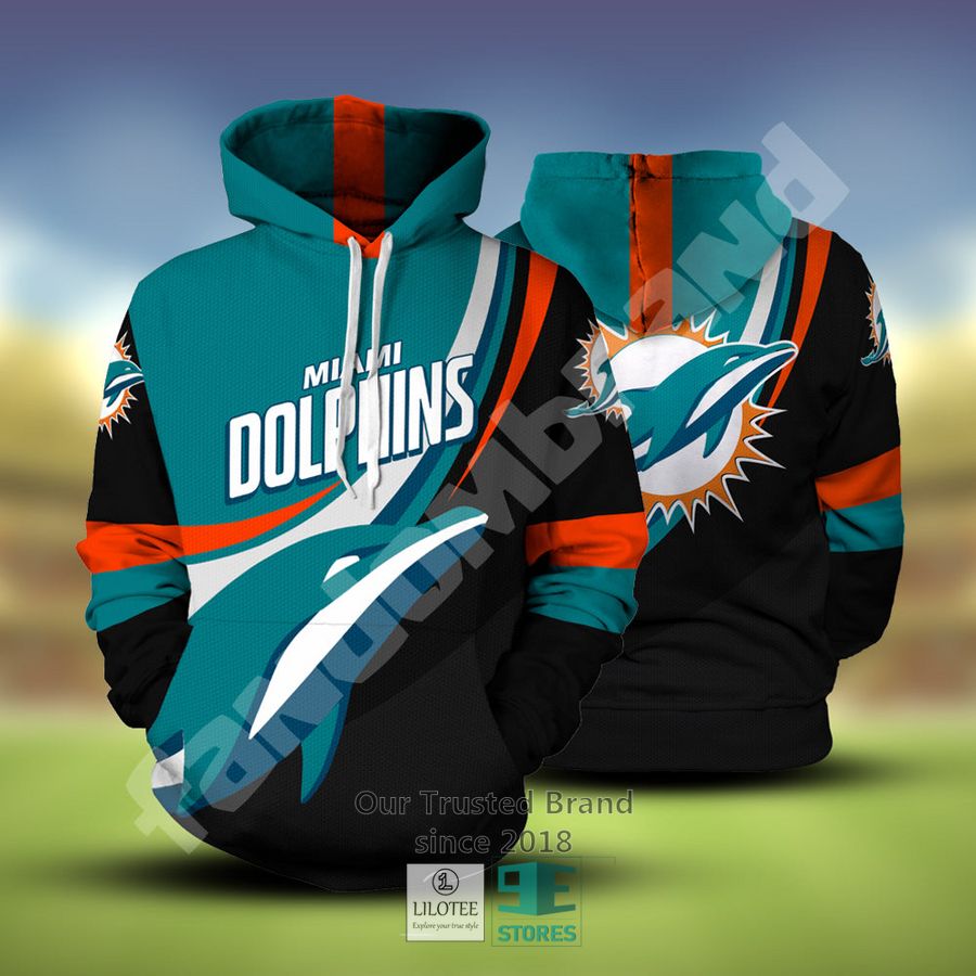 Miami Dolphins 3D Hoodie With All Over Print Hoodie And Zip-Up Hoodie, Perfect Gifts For Fans