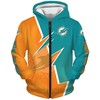 Miami Dolphins 3D Printed Zipper Hoodie In Limited Edition Design